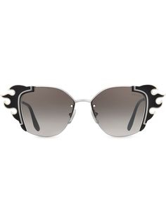 Prada Eyewear солнцезащитные очки Ornate