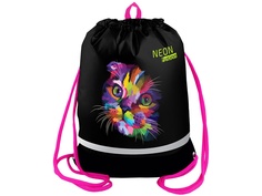 Мешок для обуви Berlingo Neon Cat 400x510mm MS09420