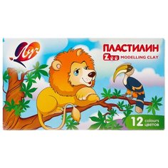 Пластилин Луч Zoo 12 цветов