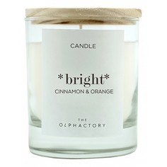 Свеча ароматическая (9.8 см) BRIGHT - Корица & Апельсин VV402NCTO Ambientair