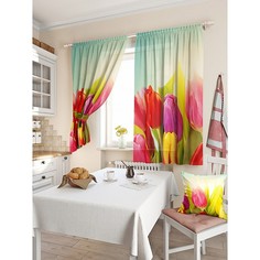 Гардина (150x180 см) 2 шт. Ментон ТОМДОМ