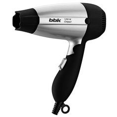 Фен BBK BHD1200 черный/серый