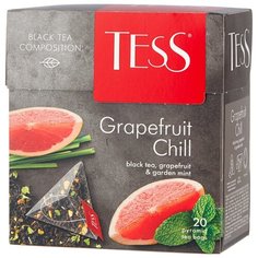 Чай черный TESS Grapefruit Chill в пирамидках, 20 шт.