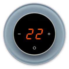 Терморегулятор AURA RONDA 7000 дымчатый голубой