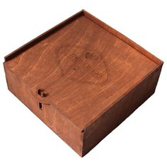 Коробка подарочная ArtandWood С любовью палисандр