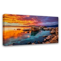 Картина Симфония На закате 100х50 см