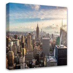 Картина Симфония Современный мегаполис 30х30 см