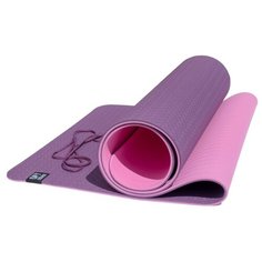 Коврик (ДхШхТ) 183х61.5х0.6 см Original FitTools FT-YGM6-2TPE бордовый/розовый