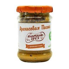 #Намажь_орех Паста арахисовая с Финиками и Кофе 250 г