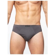 Salvador Dali Трусы слипы однотонные, размер XXL, серый