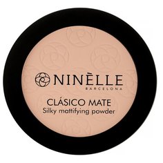 Ninelle Пудра компактная CLASICO MATE 202, розово-бежевый