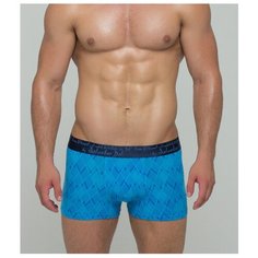 Salvador Dali Трусы боксеры диагональный ромб, размер XXXL, голубой