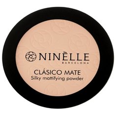 Ninelle Пудра компактная CLASICO MATE 201, светлый бежевый