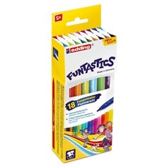 Edding Фломастеры "15-Funtastics" 1 мм, 18 шт. разноцветные