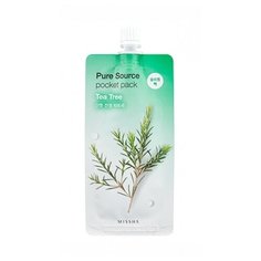 Missha Pure Source Pocket Pack Tea Tree ночная маска с экстрактом чайного дерева, 10 мл