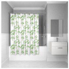 Штора для ванной IDDIS SCID010P 200x200 bamboo leaf