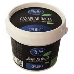 Паста для шугаринга Shelka Vista Средняя с шунгитовой пудрой 500 г