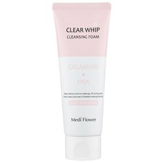 Medi Flower пенка для умывания с каламином и PHA кислотами Clear Whip Cleansing Foam Calamine, 120 мл