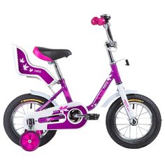 Детский велосипед Novatrack Maple 12 (2019) сиреневый (требует финальной сборки)