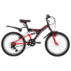 Подростковый горный (MTB) велосипед Novatrack Dart 20 6 (2020) черный (требует финальной сборки)