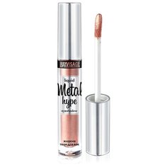 LUXVISAGE Жидкие тени для век Metal Hype 2 золотистый персик