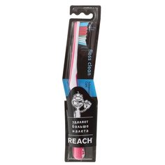 Зубная щетка Reach Floss Clean Medium, розовый