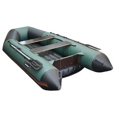 Надувная лодка HUNTERBOAT Хантер 320 ЛКА зеленый