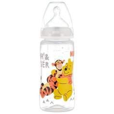 NUK First Choice Plus Disney Winnie the Pooh бутылочка 300 мл с рождения, бежевый