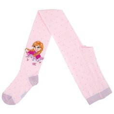 Колготки Conte-kids Disney Frozen размер 128-134, 516 светло-розовый