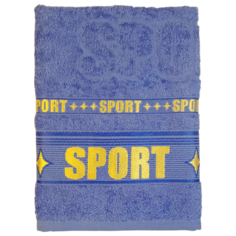 Belezza Полотенце Спорт банное 70х130 см синий