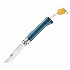 Нож складной OPINEL №8 Blue Leather Limited edition синий