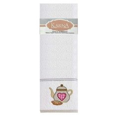 KARNA Полотенце Breakfast кухонное 45х70 см кремовый