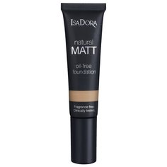 IsaDora Тональный крем Natural Matt Oil-Free Foundation, 35 мл, оттенок: 18 matt almond