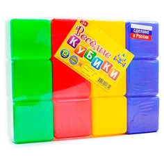 Кубики Новокузнецкий завод пластмасс Веселые кубики (12 шт.)