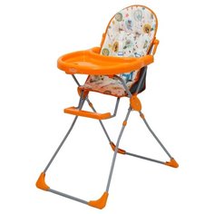 Стульчик для кормления Selby SH-152 совы оранжевый