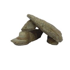 Камень для аквариума Meijing Aquarium Разрушенное плато 12х7х9.5 см серый