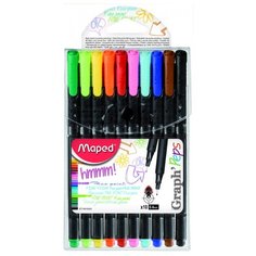Maped Набор капиллярных ручек Graph Peps, 0,4 мм (749150)