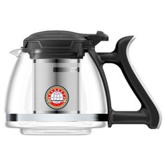 Veitron Чайник заварочный стеклянный SY-1200 1.2 л прозрачный/черный