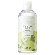 The Saem вода очищающая увлажняющая с экстрактом зеленого чая Healing Tea Garden, 300 мл
