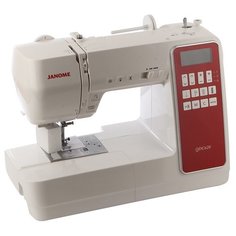 Швейная машина Janome QDC 620, бело-красный
