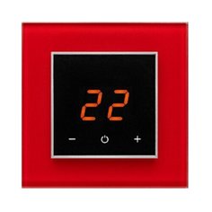 Терморегулятор AURA ORTO 1586 светящийся красный