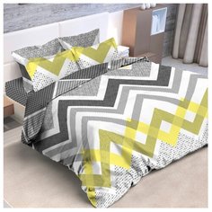Постельное белье 2-спальное Letto B372 70х70 бязь серый