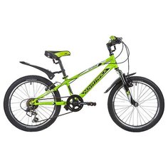 Подростковый горный (MTB) велосипед Novatrack Extreme 20 6 (2019) зеленый (требует финальной сборки)