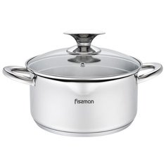 Кастрюля Fissman Elegance 2,2 л, стальной