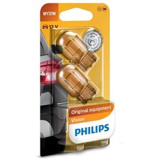 Лампа автомобильная накаливания Philips Vision 12071B2 WY21W 21W 2 шт.