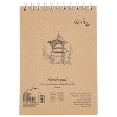 Альбом для эскизов Smiltainis Authentic Natural 21 х 14.8 см (A5), 100 г/м², 70 л.
