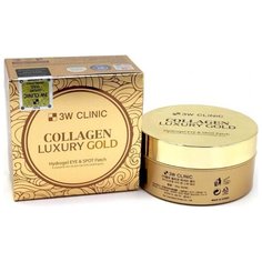 3W Clinic Гидрогелевые патчи Collagen luxury gold hydrogel eye & spot patch (60 шт.)