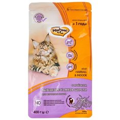 Корм для кошек Мнямс Adult для вывода шерсти, с ягненком 400 г