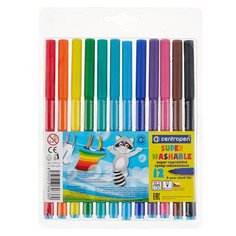 Centropen Набор фломастеров Super Washable, 12 шт. (7770/12)