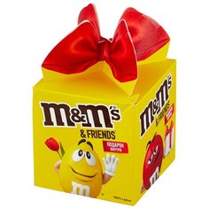 Набор конфет M&Ms Friends Кубик 135 г желтый